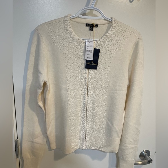 Brand new brooks brother Merino Wool Cashmere
Beaded Cardigan - Picture 3 of 7